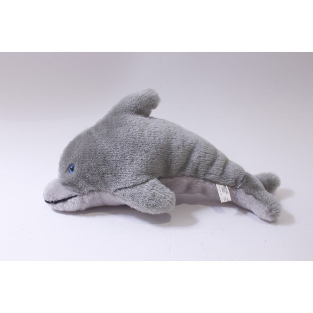 Dolphin, Medium Plush, Vintage, Toy, Sea, Ocean, Stuffed Animal, ~ 250521-WH 712